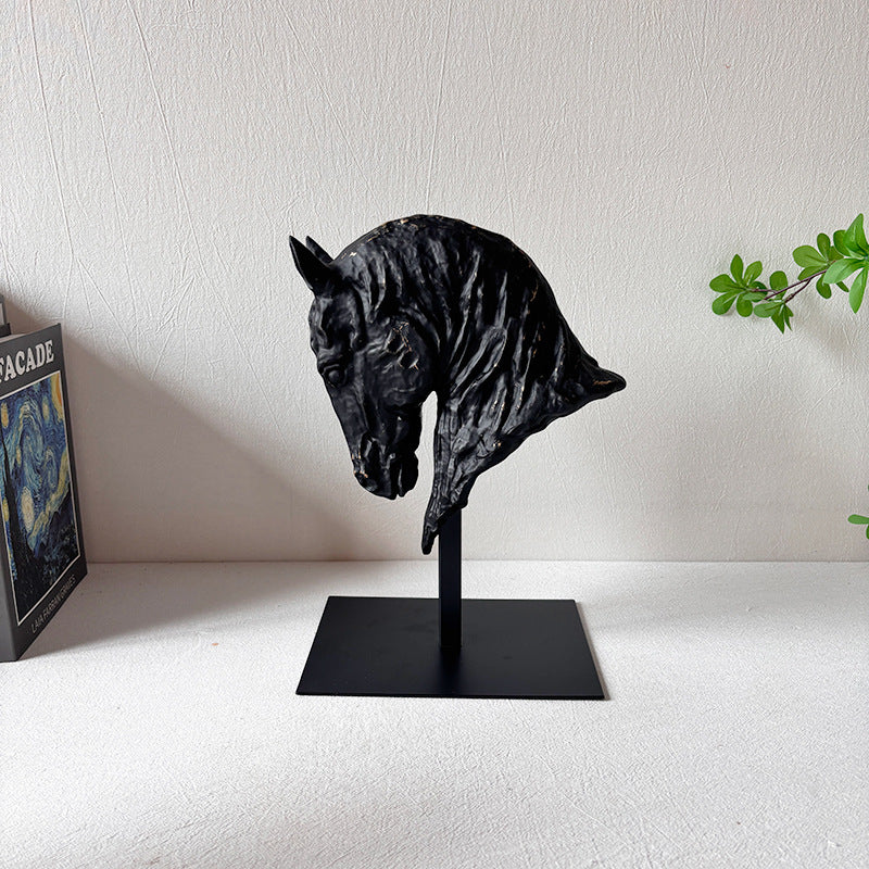 Decorazione cavallo nero