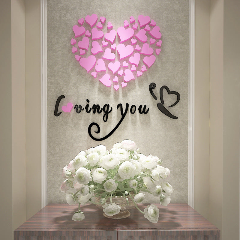 Adesivo 3D cuore