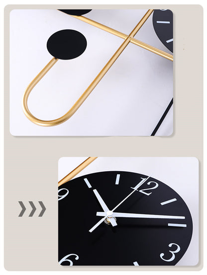 Orologio da parete Sfere nere geometrico