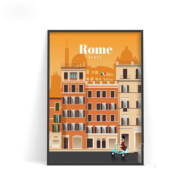 Poster mappa città