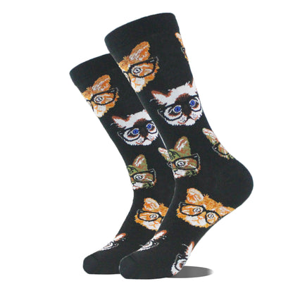 Calzini uomo animali stile dipinto