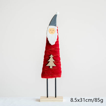 Decorazione alce feltro natale