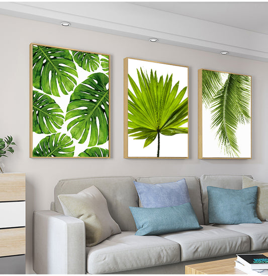 Quadro su tela Piante verdi tropicali