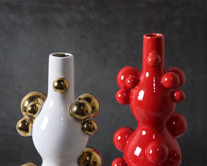 Vaso ceramica astratto