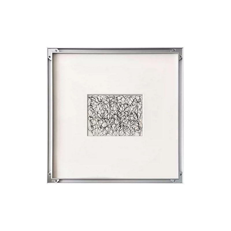 Quadro Linee Bianco Nero