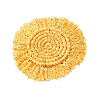 Sottobicchiere in cotone intrecciato