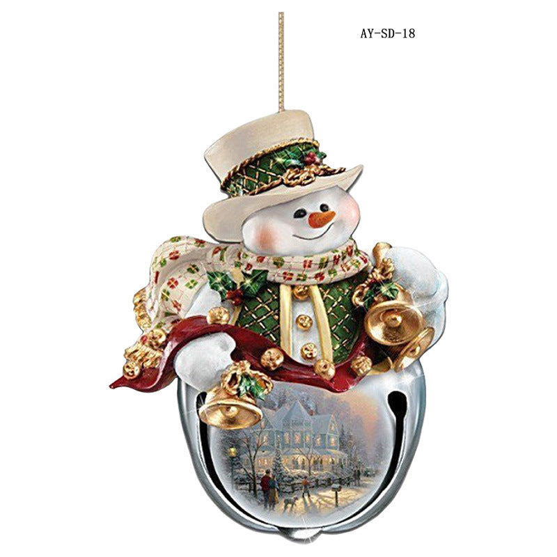 Adesivo natale neve