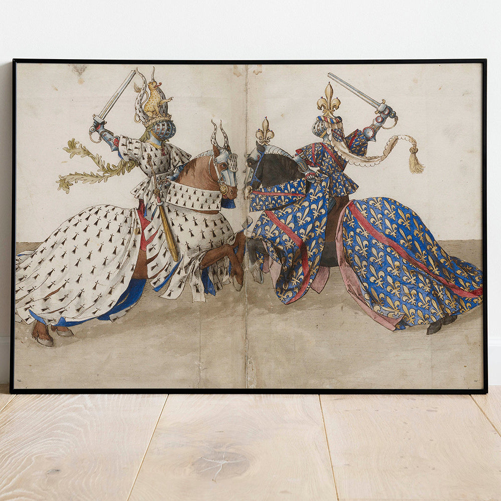 Quadro Battaglia Medievale