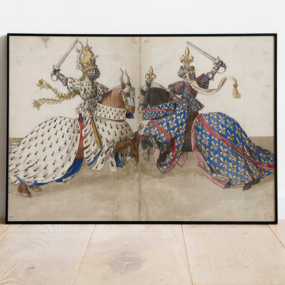 Quadro Battaglia Medievale