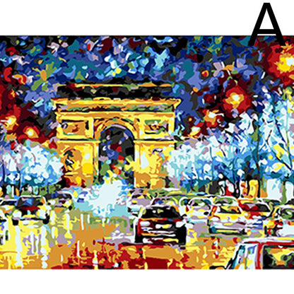 Kit pittura città notturna