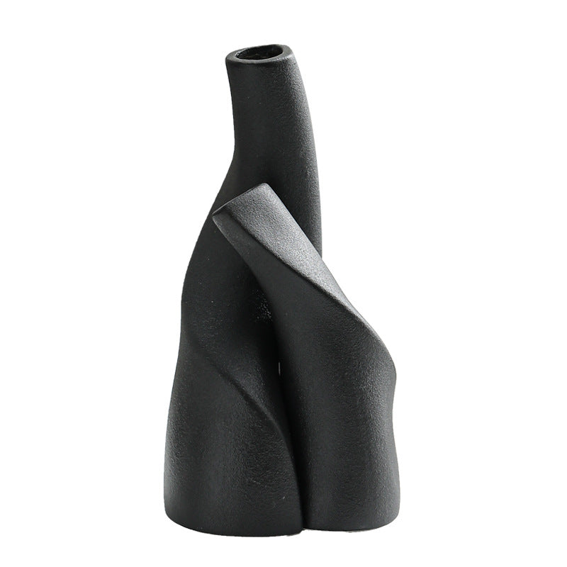 Vaso doppio in ceramica