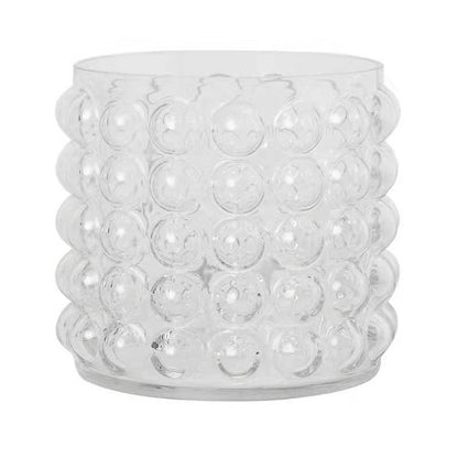 Vaso di vetro nero