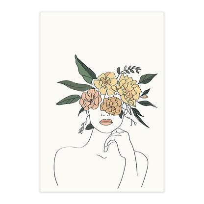 Quadro floreale nordico