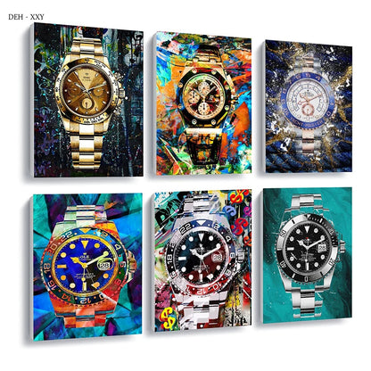 Tela Orologio Graffiti