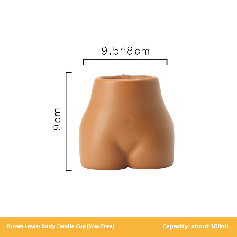 Candela profumata busto ceramica