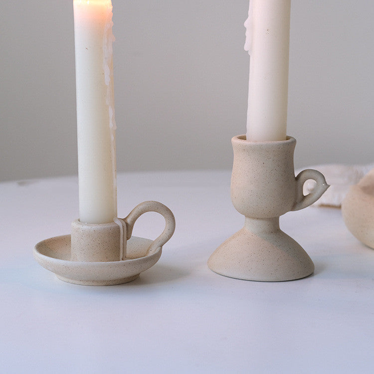 Portacandela ceramica retrò