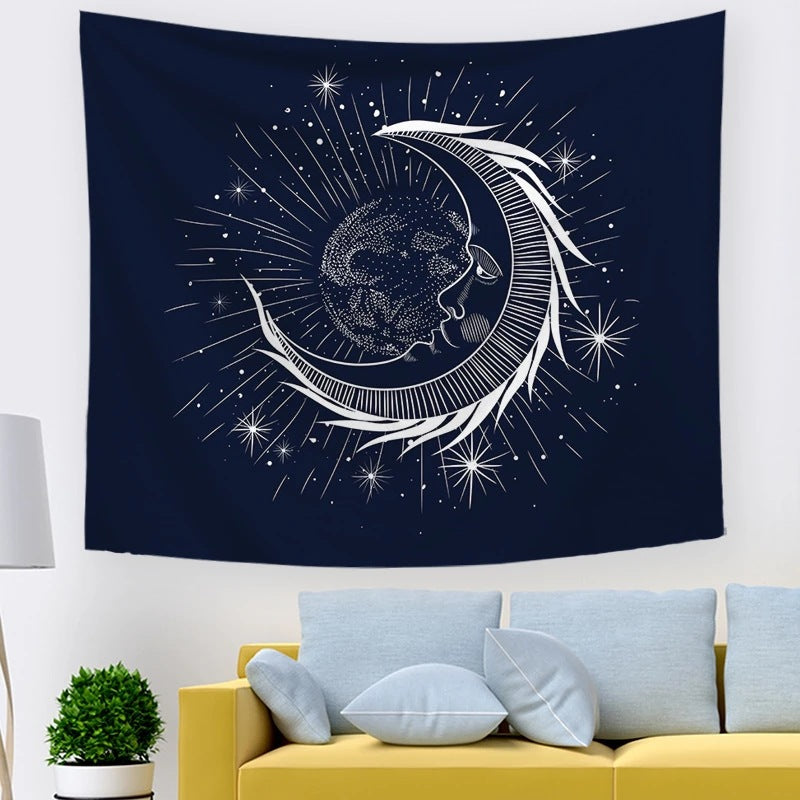 Tappeto Sole Luna Stelle