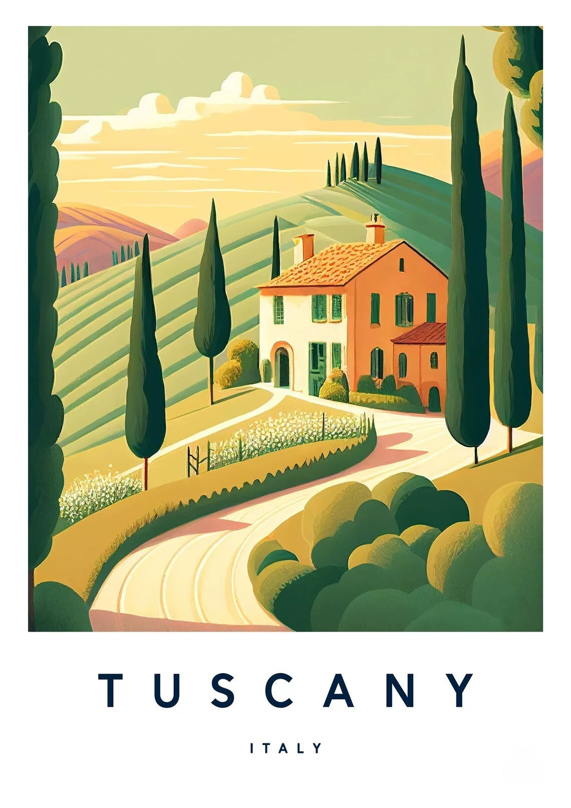 Poster Skyline di Firenze