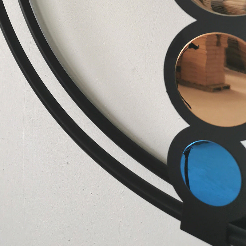 Orologio da parete Sfere colorate verticali