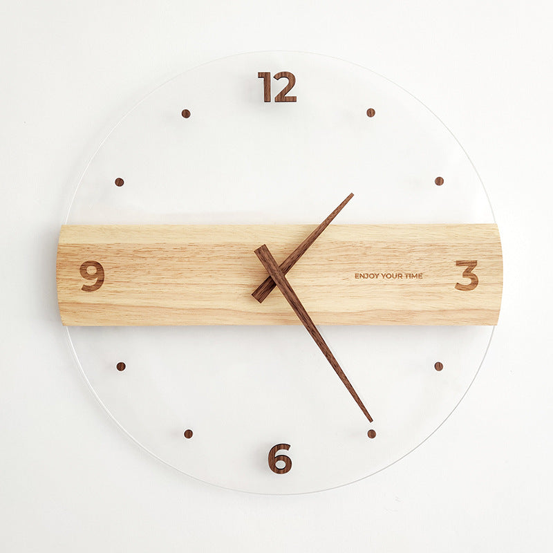 Orologio da parete Design trasparente