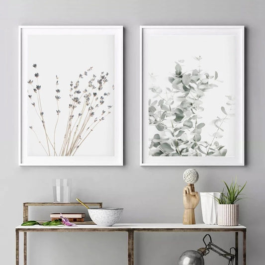 Quadro su tela Piante minimaliste delicate