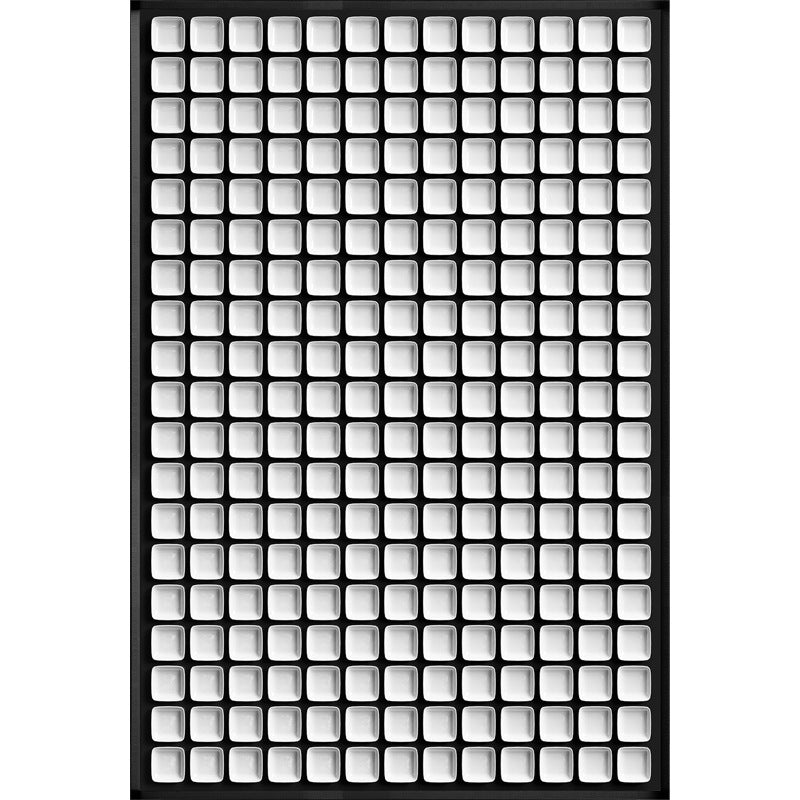 Quadro Astratto Bianco e Nero