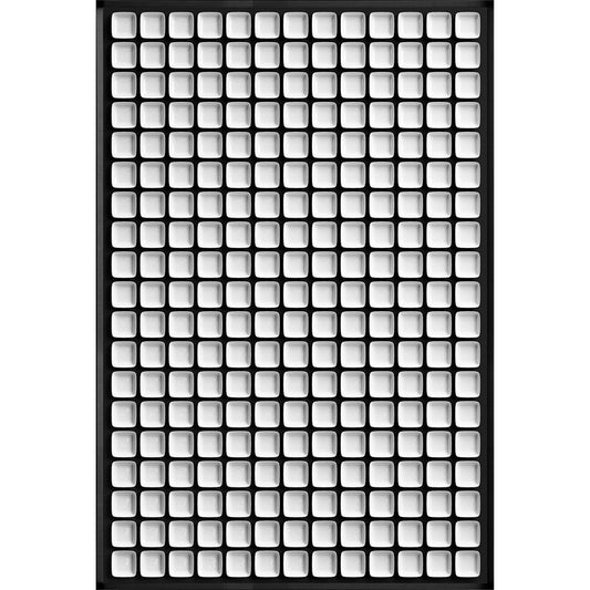 Quadro su tela Griglia di orologi analogici