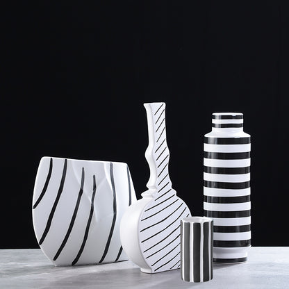 Vaso ceramica geometrico moderno