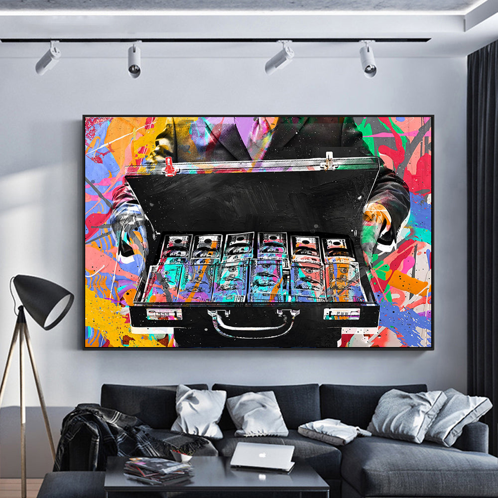 Quadro doodle astratto