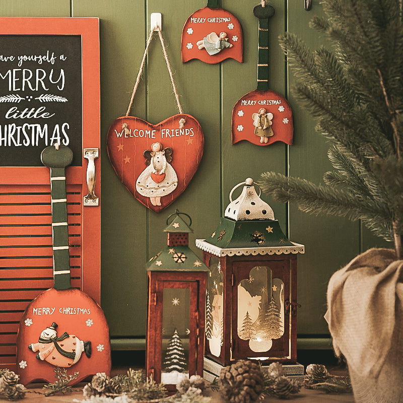 Ornamenti natalizi in legno