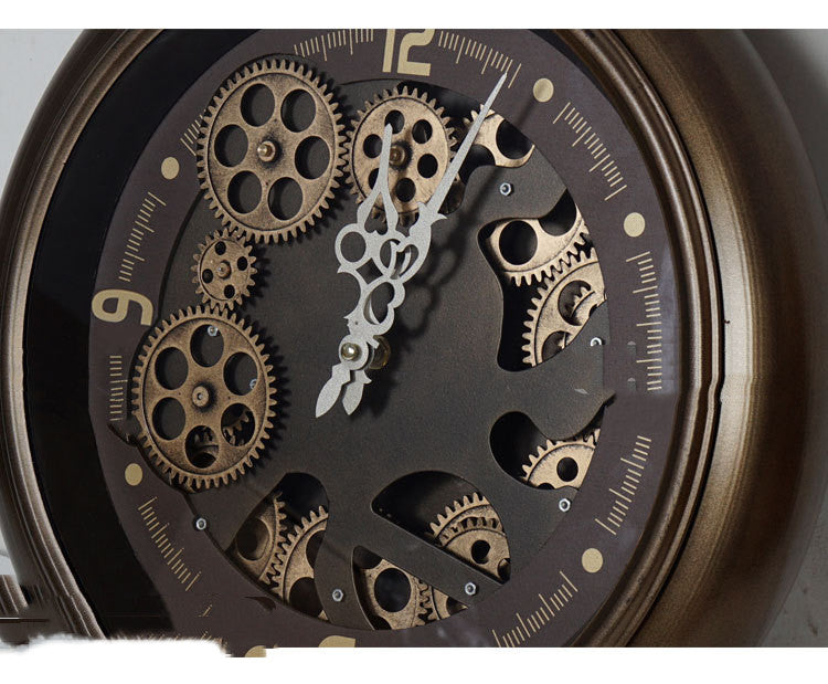 Orologio da parete Steampunk ingranaggi