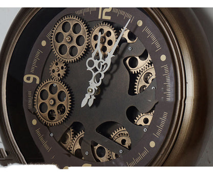Orologio da parete Steampunk ingranaggi