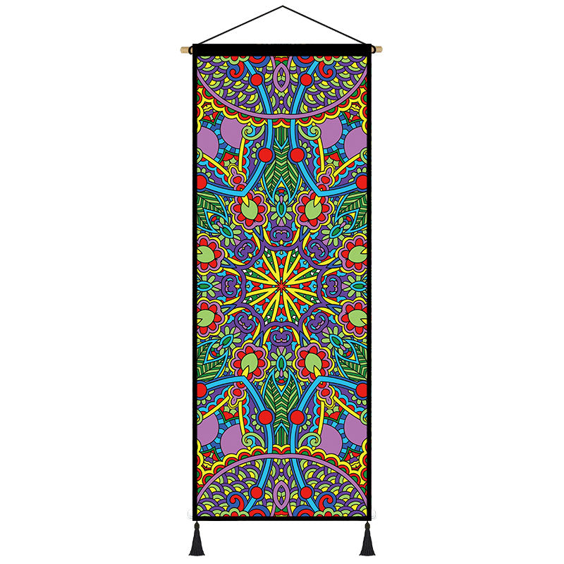 Quadro su tela Mandala indiani colorati