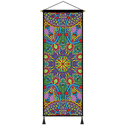Quadro su tela Mandala indiani colorati