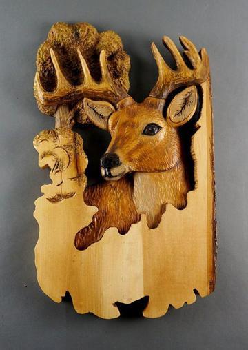 Quadro legno animale