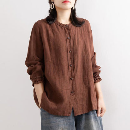 Camicia rinascimentale cotone-lino