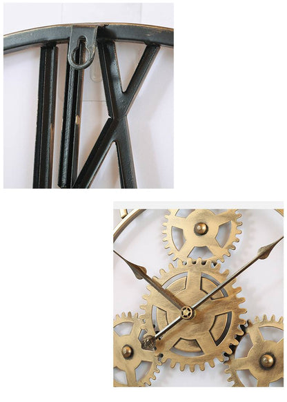 Orologio da parete Steampunk ingranaggi