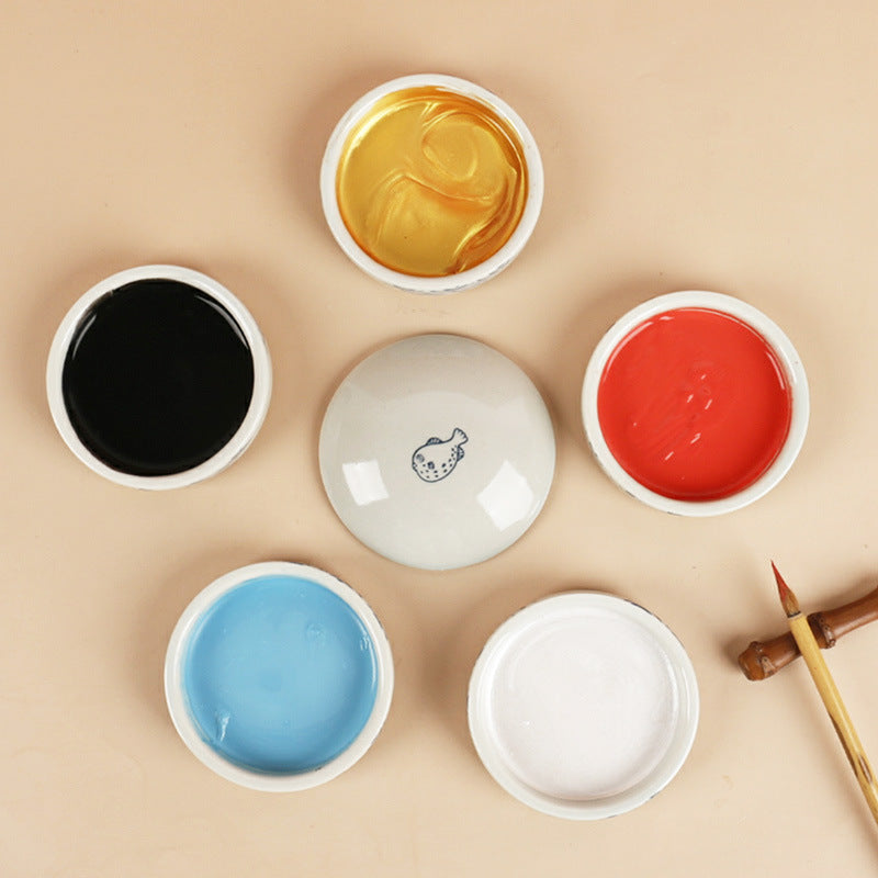 Palette con 3 vaschette per pittura