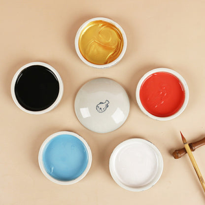 Palette con 3 vaschette per pittura
