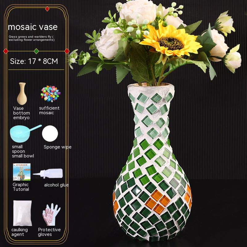 Vaso mosaico fai da te