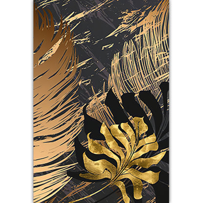 Quadro monstera piume nordico