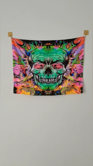 Arazzo mandala fluorescente