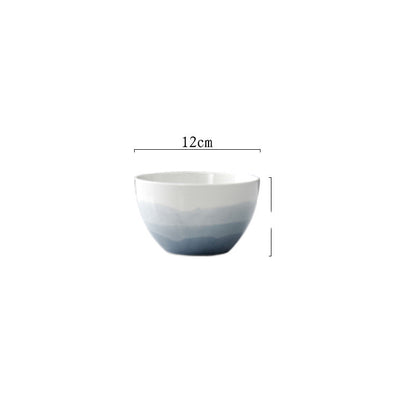 Piatto ceramica gradiente