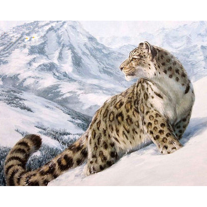 Quadro leopardo delle nevi