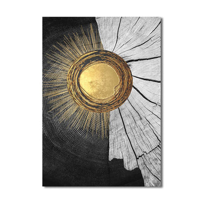 Quadro legno astratto