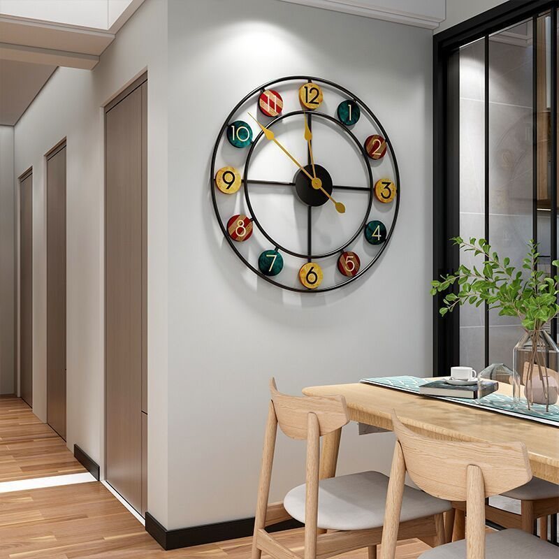 Orologio da parete Numeri colorati