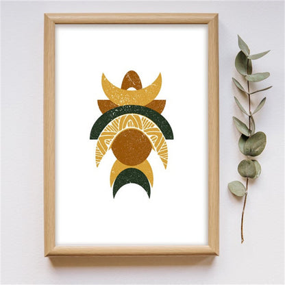 Quadro boho astratto