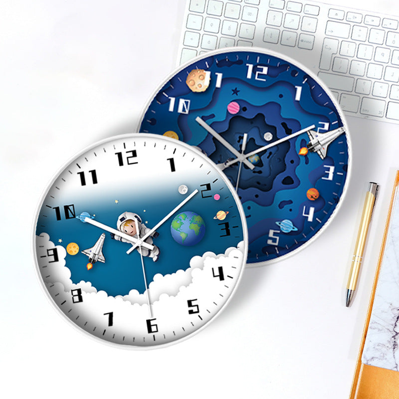 Orologio da parete Tema spazio papercraft
