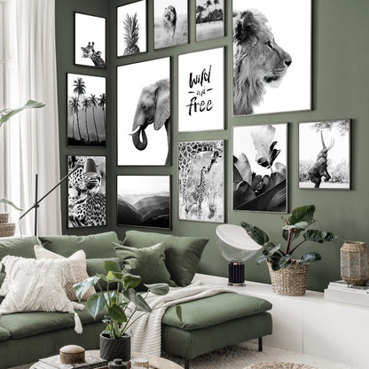 Quadro animali e piante