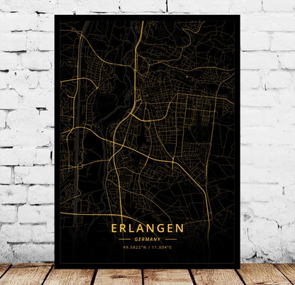 Poster Mappa di Essen